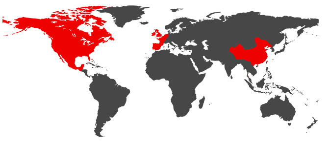 Sea Foam International World Map